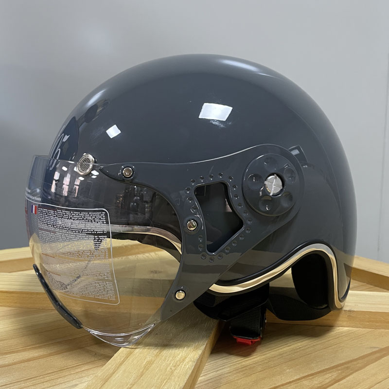 High Quality Retro Carbon Fiber Half Helmet Motorcycle Ebike Helmet